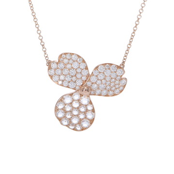 ティファニー ペーパーフラワーネックレス ゴールド K18ピンクゴールド PG レディース ジュエリー 【中古】【jewelry】