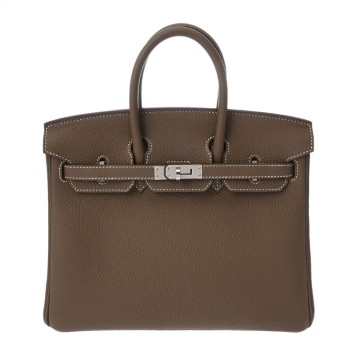 エルメス バーキン 25 エトゥープ トゴ レディース バッグ 【新品】【bag】