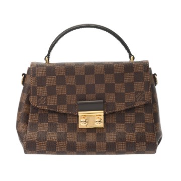 ルイ ヴィトン ダミエ クロワゼット 2WAY ブラウン N53000 ダミエキャンバス レディース バッグ 【中古】【bag】
