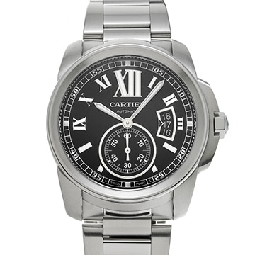 カルティエ カリブル ドゥ カルティエ W7100016 ブラック メンズ 時計 【中古】【wristwatch】