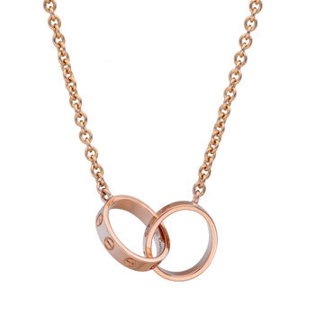 カルティエ ベビーラブ ネックレス ゴールド K18ピンクゴールド PG レディース ジュエリー 【中古】【jewelry】
