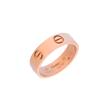 カルティエ ラブリング #54 ゴールド K18ピンクゴールド PG レディース ジュエリー 【中古】【jewelry】