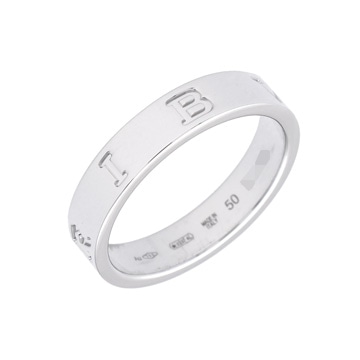 ブルガリ B.ZERO1エッセンシャル リング #51 シルバー K18ホワイトゴールド WG レディース ジュエリー 【中古】【jewelry】