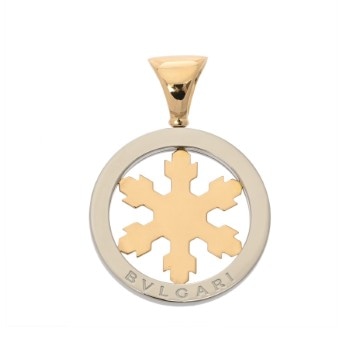 ブルガリ トンドスノー ペンダントトップ ゴールド K18イエローゴールド YG/ステンレス レディース ジュエリー 【中古】【jewelry】