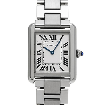 カルティエ タンク ソロ SM W5200013 シルバー レディース 時計 【中古】【wristwatch】