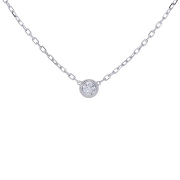 カルティエ ダムール ネックレス SM シルバー K18ホワイトゴールド WG レディース ジュエリー 【中古】【jewelry】