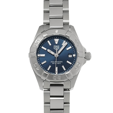 タグ ホイヤー アクアレーサー クォーツ WBD1412.BA0741 ブルー レディース 時計 【中古】【wristwatch】
