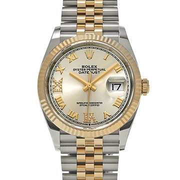 ロレックス デイトジャスト 36 126233 シルバー/ダイヤモンド メンズ 時計 【中古】【wristwatch】