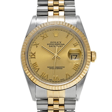 ロレックス デイトジャスト 36 16233 シャンパン メンズ 時計 【中古】【wristwatch】