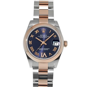 ロレックス デイトジャスト 31 178241 オーベルジーヌ/ダイヤモンド ユニセックス 時計 【中古】【wristwatch】
