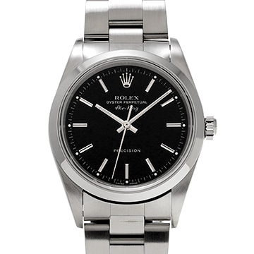 ロレックス エアキング 14000M ブラック メンズ 時計 【中古】【wristwatch】