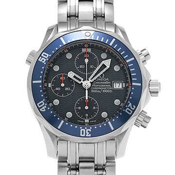オメガ シーマスター プロフェッショナル 300 クロノグラフ 2599.80 ブルー メンズ 時計 【中古】【wristwatch】