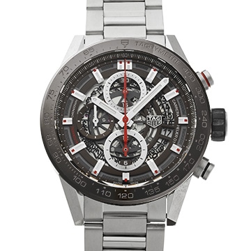 タグ ホイヤー カレラ キャリバーホイヤー01 クロノグラフ CAR201U.BA0766 ブラウン メンズ 時計 【中古】【wristwatch】