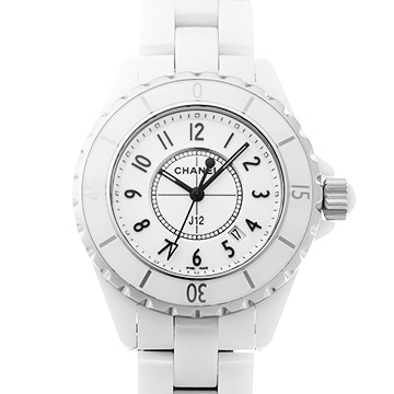 シャネル J12 33MM H0968 ホワイト レディース 時計 【中古】【wristwatch】