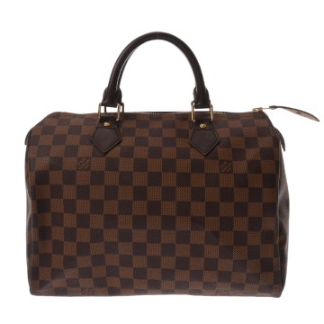 ルイ ヴィトン ダミエ スピーディ 30 ブラウン N41531 ダミエキャンバス レディース バッグ 【中古】【bag】