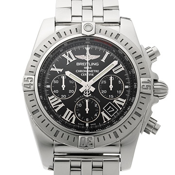 ブライトリング クロノマット JSP ローマンインデックス リミテッド AB01153A/BH26 ブラック メンズ 時計 【中古】【wristwatch】