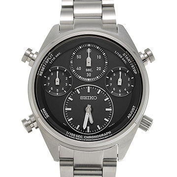 セイコー プロスペックス スピードタイマー SBER003 ブラック メンズ 時計 【中古】【wristwatch】