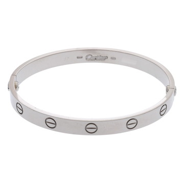 カルティエ ラブブレスレット #17 旧型 シルバー K18ホワイトゴールド WG レディース ジュエリー 【中古】【jewelry】