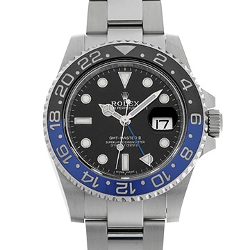 ロレックス GMTマスターII 116710BLNR ブラック メンズ 時計 【中古】【wristwatch】