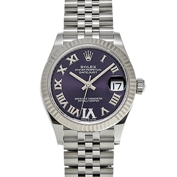 ロレックス デイトジャスト 31 278274 オーベルジーヌ/ダイヤモンド ユニセックス 時計 【新品】【wristwatch】