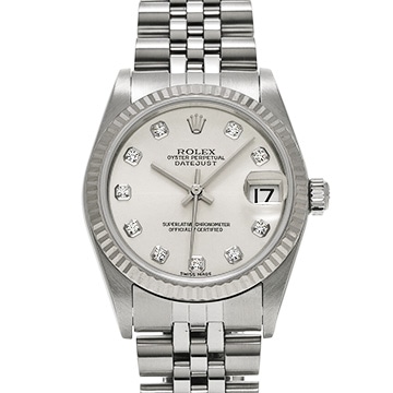 ロレックス デイトジャスト 78274G シルバー/ダイヤモンド ユニセックス 時計 【中古】【wristwatch】