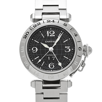 カルティエ パシャ C メリディアン W31049M7 ブラック メンズ 時計 【中古】【wristwatch】