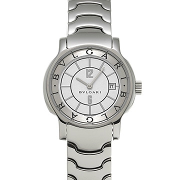 ブルガリ ソロテンポ ST29S ホワイト レディース 時計 【中古】【wristwatch】