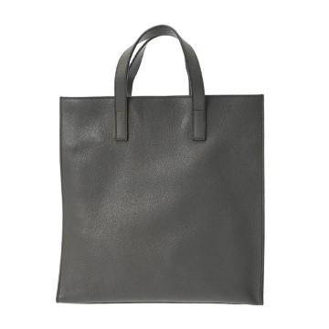 プラダ ロゴプレート グレー 2VG072 レザー レディース バッグ 【中古】【bag】