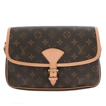 ルイ ヴィトン モノグラム ソローニュ ブラウン M42250 モノグラムキャンバス レディース バッグ 【中古】【bag】