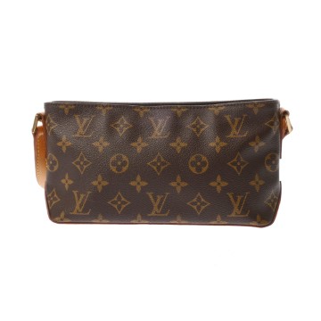 ルイ ヴィトン モノグラム トロター ブラウン M51240 モノグラムキャンバス レディース バッグ 【中古】【bag】