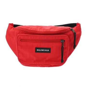バレンシアガ エクスプローラー レッド 482389.6404.Y.538735 ナイロン レディース バッグ 【中古】【bag】