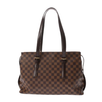 ルイ ヴィトン ダミエ チェルシー エベヌ N51119 ダミエキャンバス レディース バッグ 【中古】【bag】