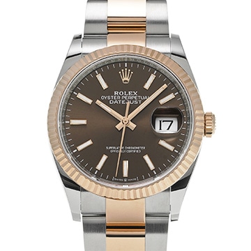 ロレックス デイトジャスト 36 126231 チョコレートブラウン メンズ 時計 【中古】【wristwatch】