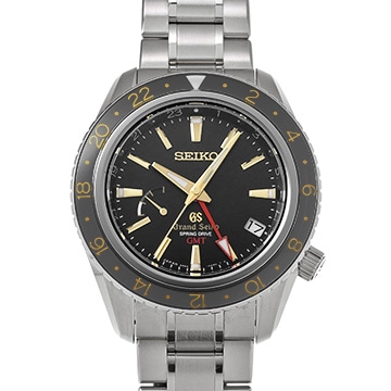 グランドセイコー スポーツコレクション スプリングドライブ GMT SBGE015 ブラック メンズ 時計 【中古】【wristwatch】