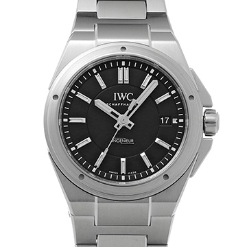 IWC インヂュニア オートマティック IW323902 ブラック メンズ 時計 【中古】【wristwatch】