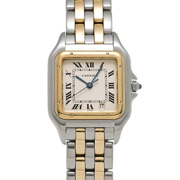 カルティエ パンテール MM W25028B6 アイボリー ユニセックス 時計 【中古】【wristwatch】