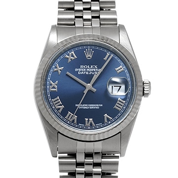 ロレックス デイトジャスト 16234 ブルー メンズ 時計 【中古】【wristwatch】