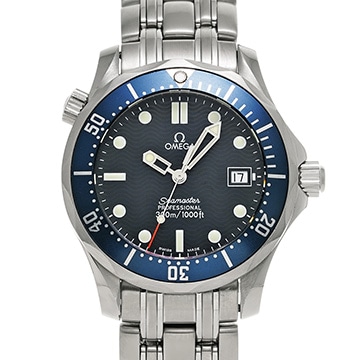 オメガ シーマスター プロフェッショナル 300 ミッドサイズ 2561.80 ブルー ユニセックス 時計 【中古】【wristwatch】