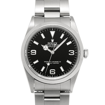 ロレックス エクスプローラー 14270 ブラック メンズ 時計 【中古】【wristwatch】