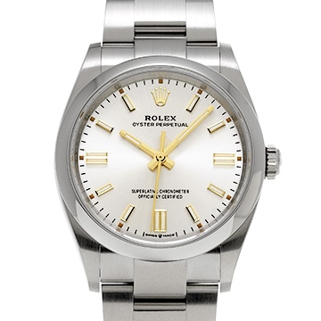 ロレックス オイスターパーペチュアル 36 126000 シルバー メンズ 時計 【中古】【wristwatch】