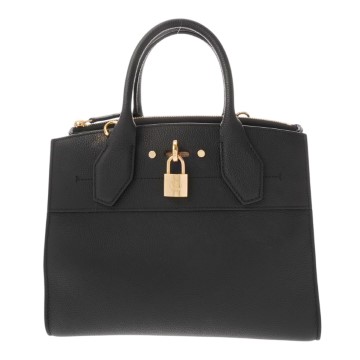 ルイ ヴィトン シティスティーマー PM ノワール M53028 カーフレザー ユニセックス バッグ 【中古】【bag】