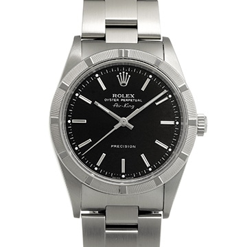 ロレックス エアキング 14010M ブラック メンズ 時計 【中古】【wristwatch】