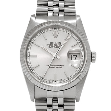 ロレックス デイトジャスト 36 16234 シルバー メンズ 時計 【中古】【wristwatch】