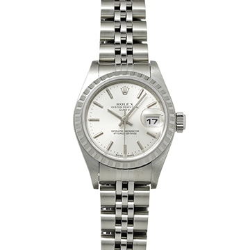 ロレックス オイスターパーペチュアル デイト 79240 シルバー レディース 時計 【中古】【wristwatch】
