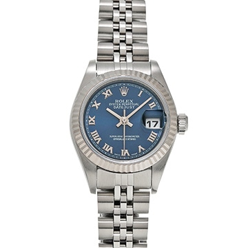 ロレックス デイトジャスト 79174 ブルー レディース 時計 【中古】【wristwatch】
