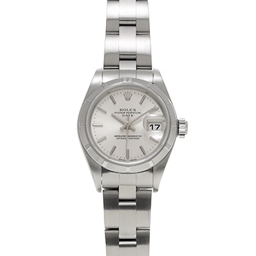 ロレックス オイスターパーペチュアル デイト 79190 シルバー レディース 時計 【中古】【wristwatch】