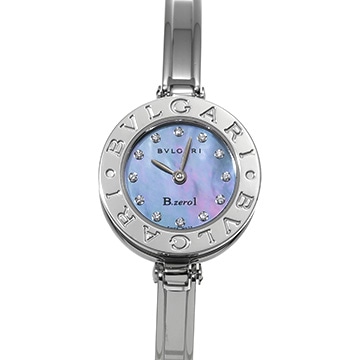 ブルガリ ビーゼロワン BZ22S ブルーシェル/ダイヤモンド レディース 時計 【中古】【wristwatch】