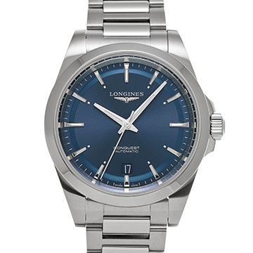 ロンジン コンクエスト L3.720.4.92.6 ブルー メンズ 時計 【中古】【wristwatch】