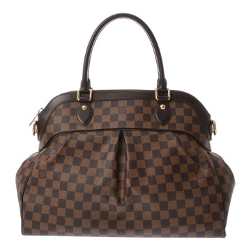 ルイ ヴィトン ダミエ トレヴィ GM ブラウン N51998 ダミエキャンバス レディース バッグ 【中古】【bag】