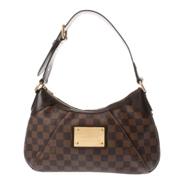 ルイ ヴィトン ダミエ テムズ PM ブラウン N48180 ダミエキャンバス レディース バッグ 【中古】【bag】